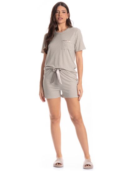 Pijama Feminino Curto Vanessa - Imagem 3 - Desktop