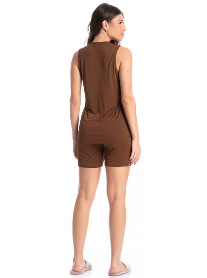 Pijama Feminino Shortão Regata Biba - Imagem 4 - Desktop