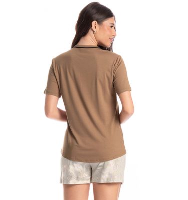 Pijama Feminino Curto Ginger - Imagem 2 - Mobile