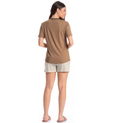 Pijama Feminino Curto Ginger - Imagem 4 - Mobile
