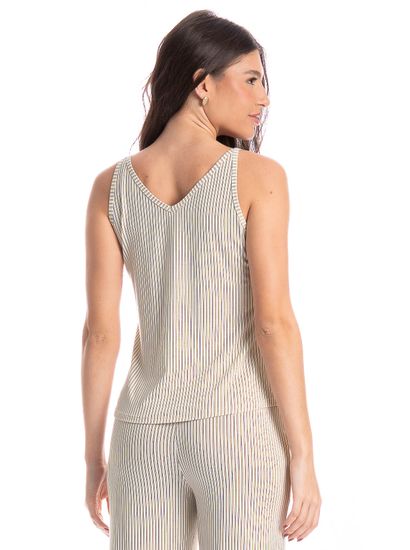 Pijama Feminino Capri Com Bolso Ginger - Imagem 4 - Desktop