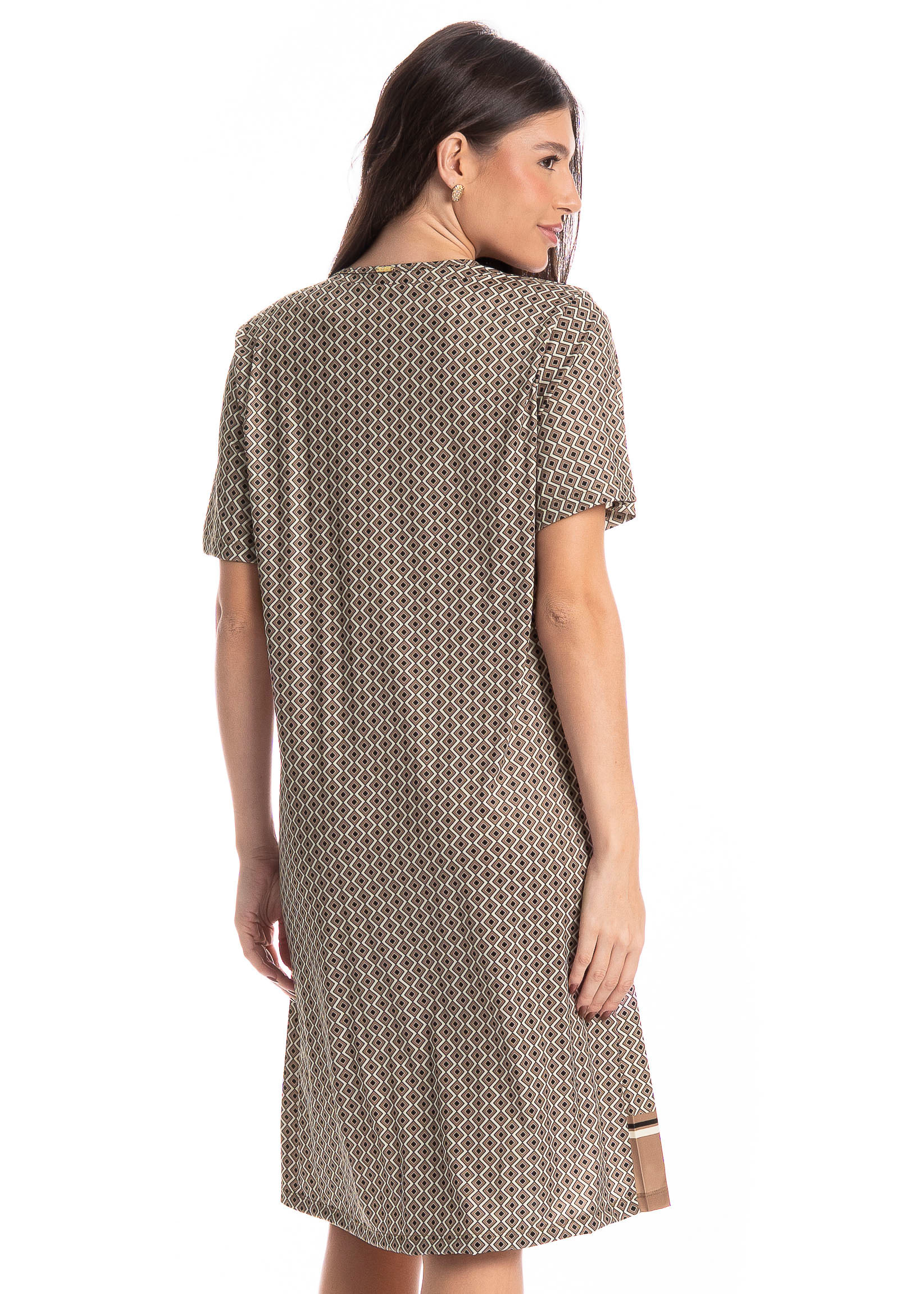 Camisão Feminino Médio Geometric - Imagem 4 - Mobile
