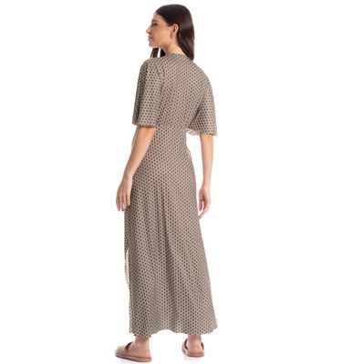 Kaftan Feminino Longo Geometric - Imagem 2 - Mobile