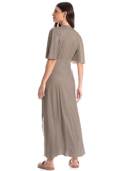 Kaftan Feminino Longo Geometric - Imagem 2 - Desktop