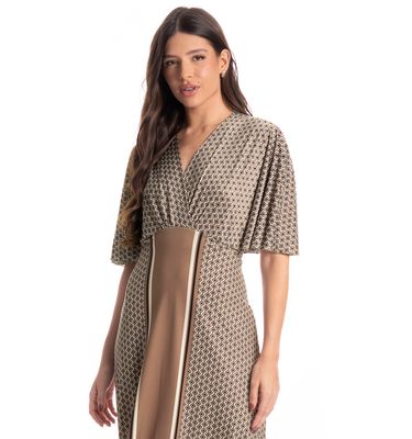 Kaftan Feminino Longo Geometric - Imagem 3 - Mobile