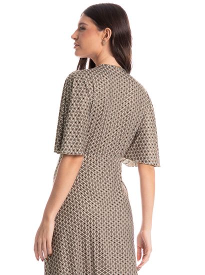 Kaftan Feminino Longo Geometric - Imagem 4 - Desktop