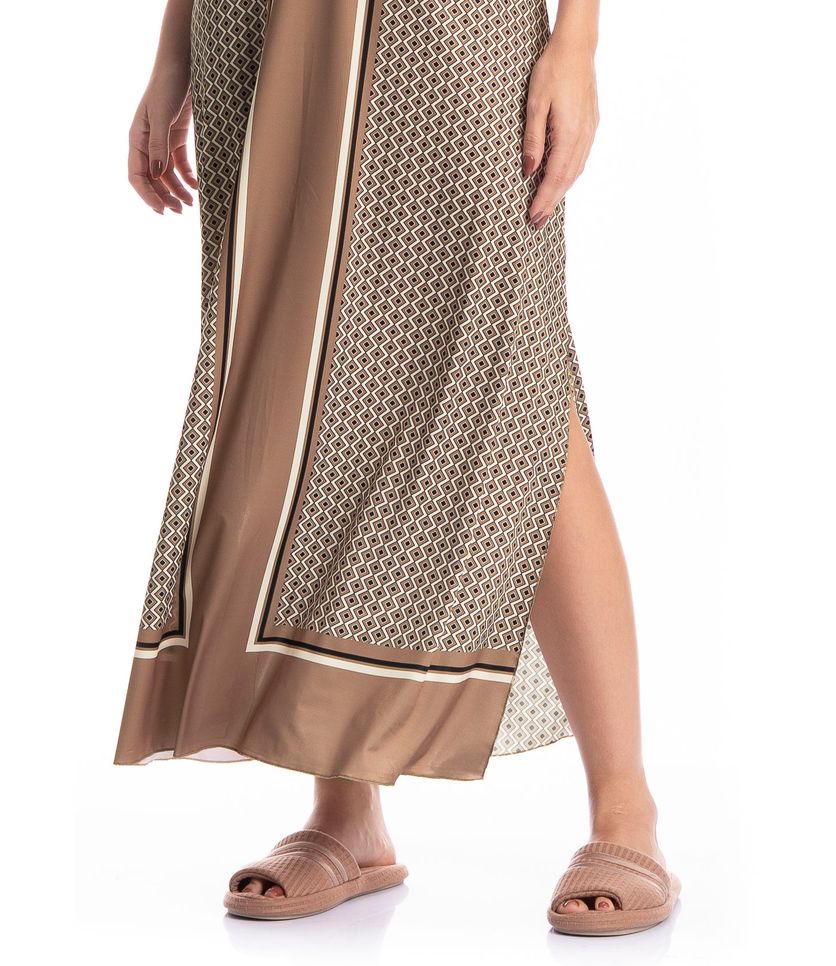 Kaftan Feminino Longo Geometric - Imagem 5 - Desktop