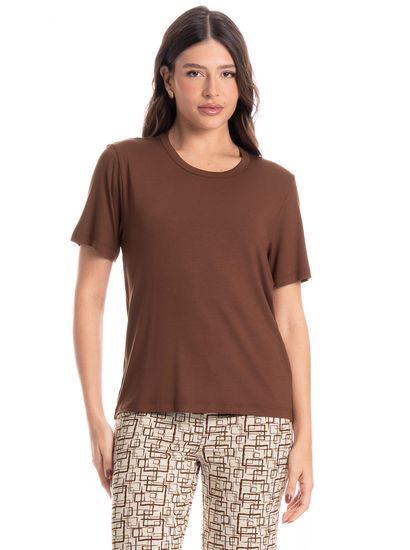 Pijama Feminino Pescador Grid - Imagem 3 - Desktop