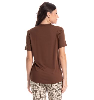 Pijama Feminino Pescador Grid - Imagem 4 - Mobile