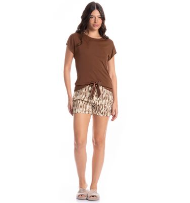 Pijama Feminino Curto Savage - Imagem 3 - Mobile