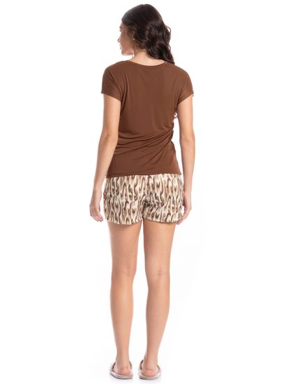 Pijama Feminino Curto Savage - Imagem 4 - Desktop