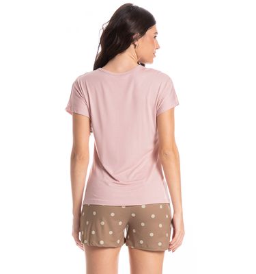 Pijama Feminino Curto Carla - Imagem 2 - Mobile
