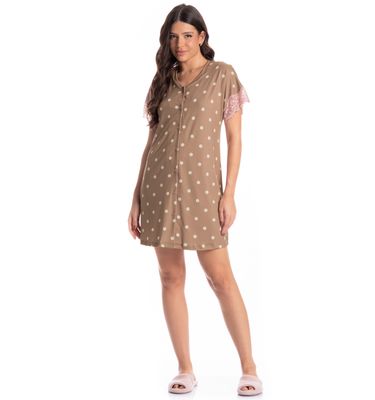 Camisão Feminino Abotoado Carla - Imagem 3 - Mobile