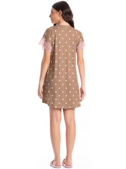 Camisão Feminino Abotoado Carla - Imagem 4 - Desktop