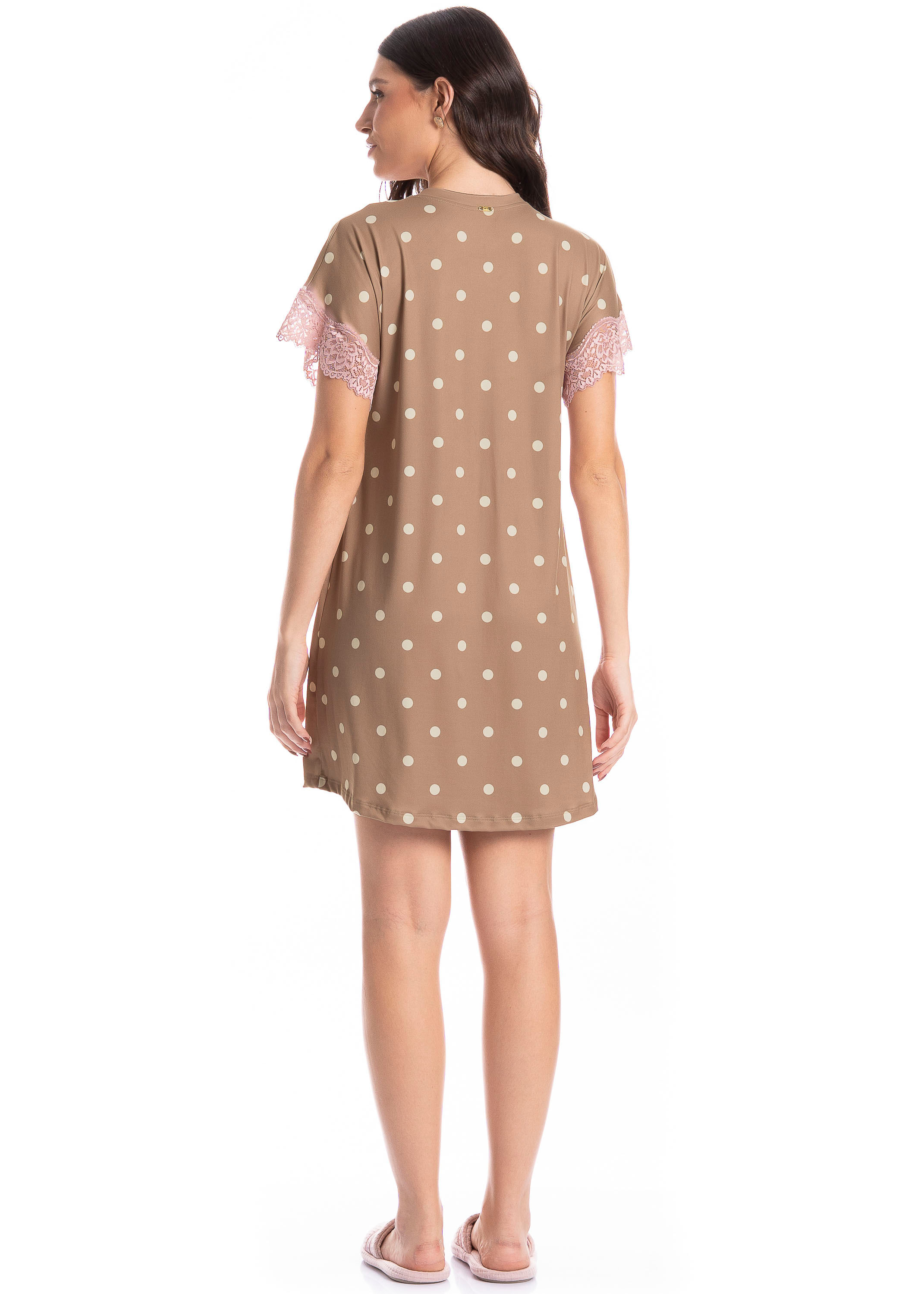 Camisão Feminino Abotoado Carla - Imagem 4 - Mobile