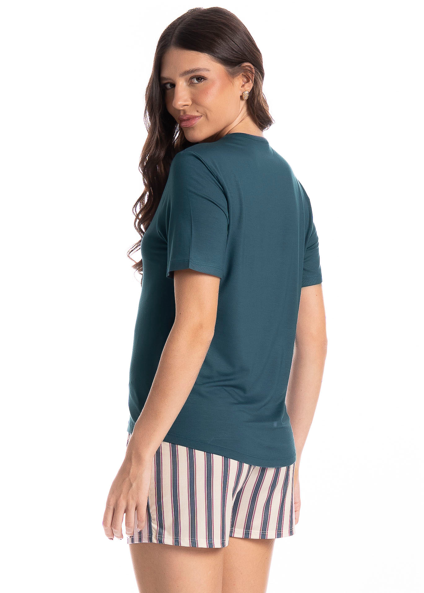 Pijama Feminino Curto Milena - Imagem 2 - Mobile