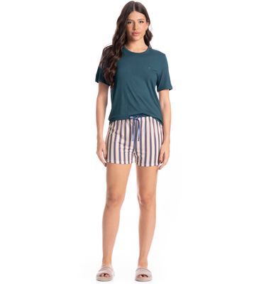 Pijama Feminino Curto Milena - Imagem 3 - Mobile