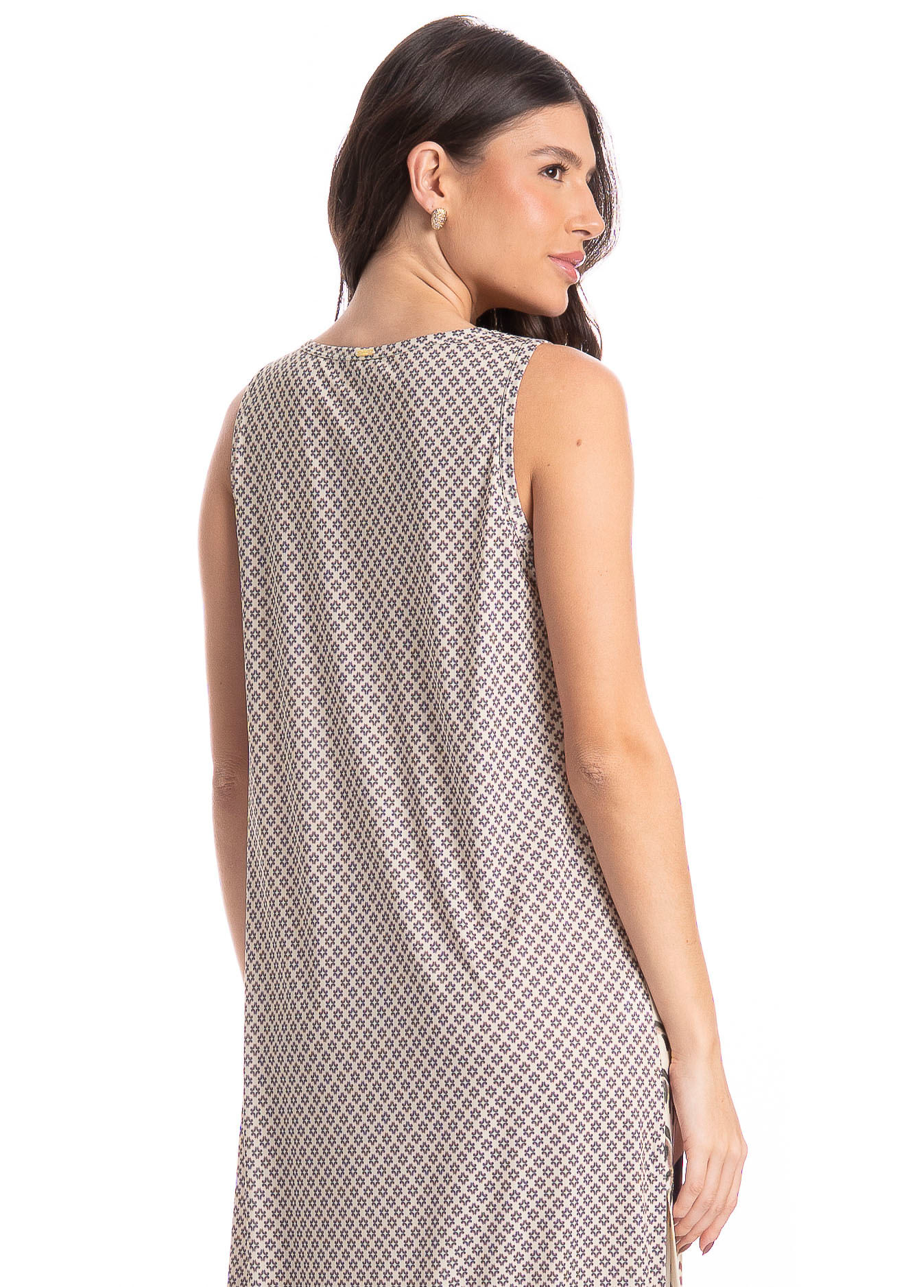 Vestido Feminino Longo Tropical - Imagem 4 - Mobile