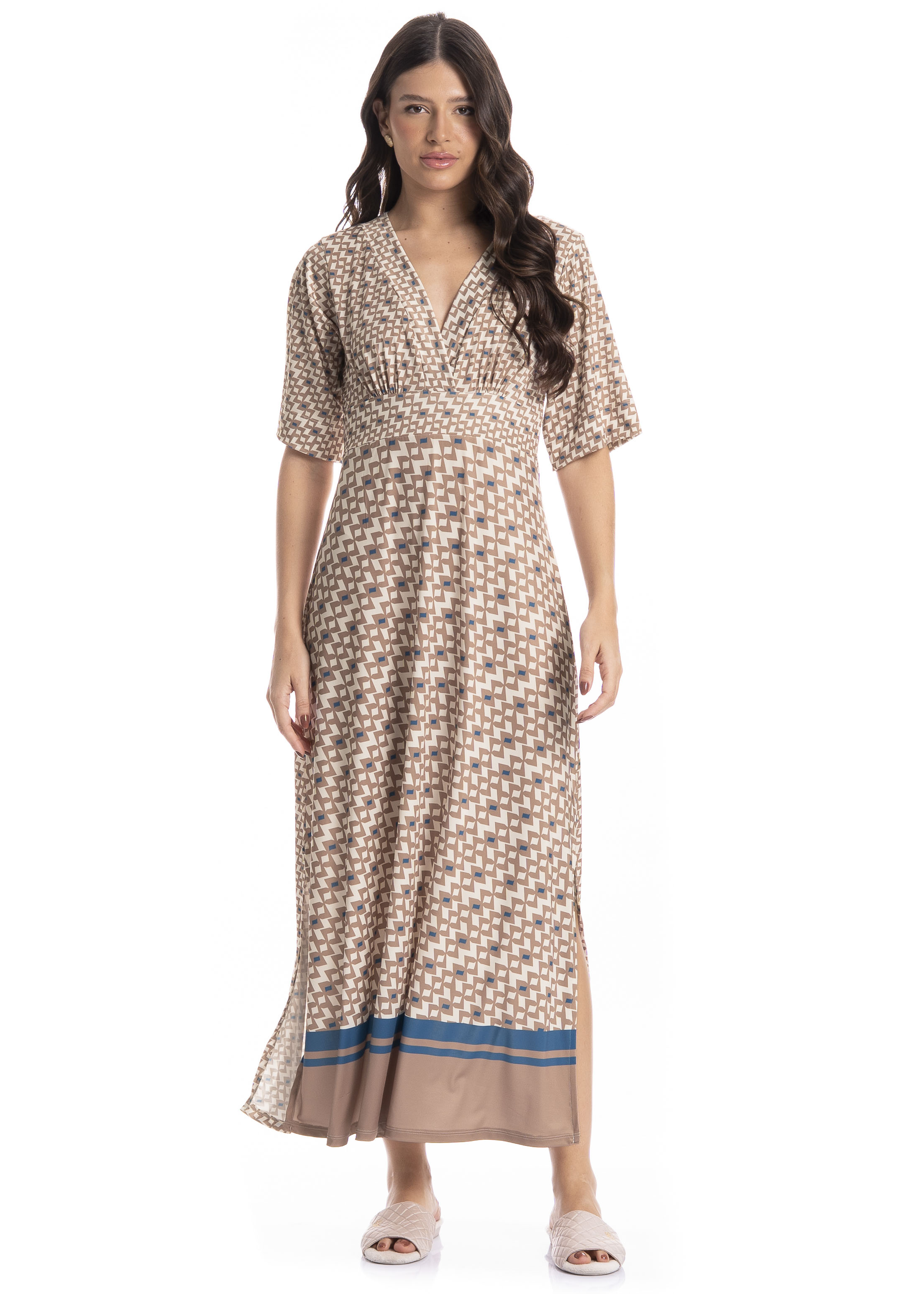 Kaftan Feminino Longo Constanza - Imagem 1