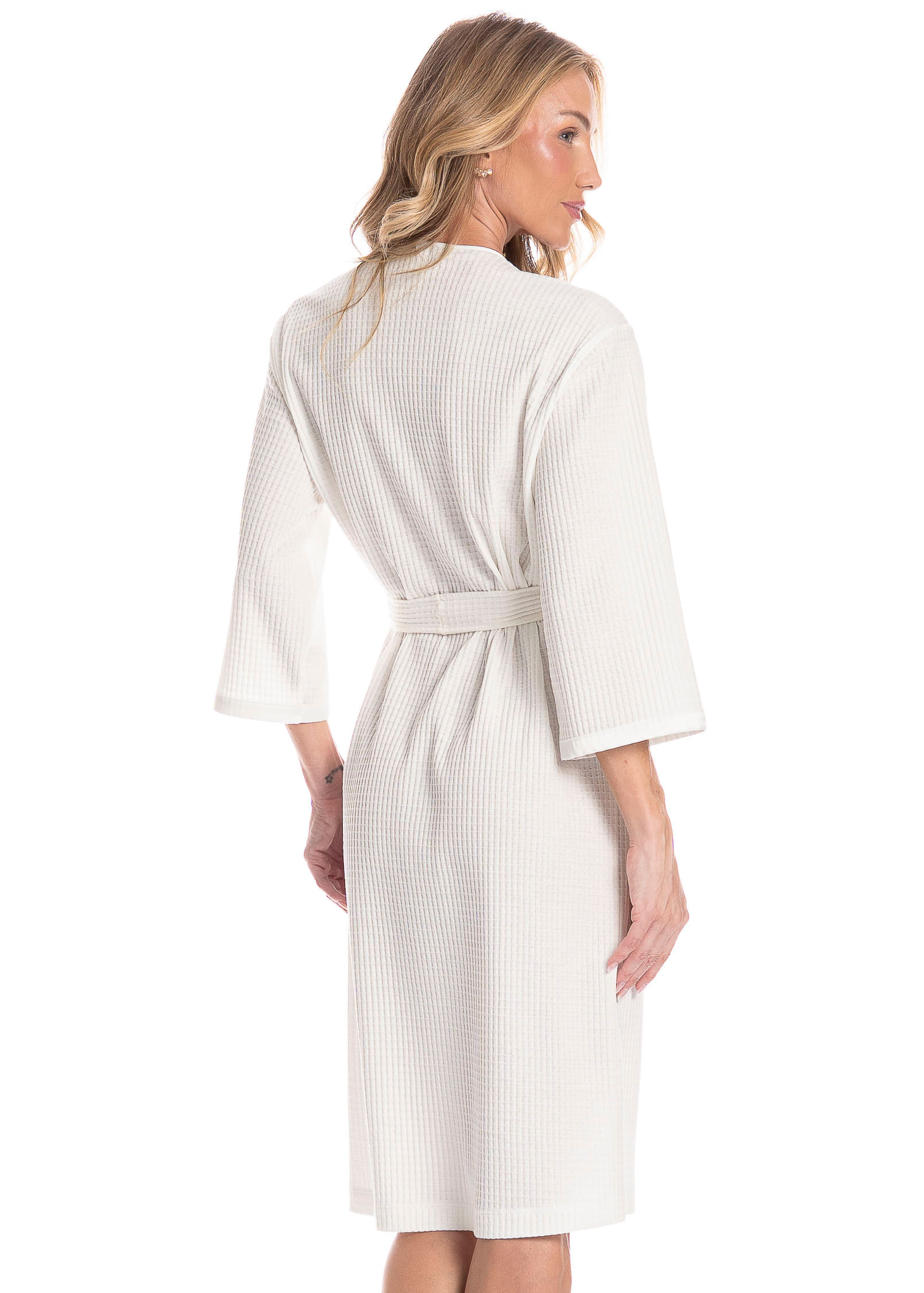 Robe Feminino Médio Magnólia Branco - Imagem 2
