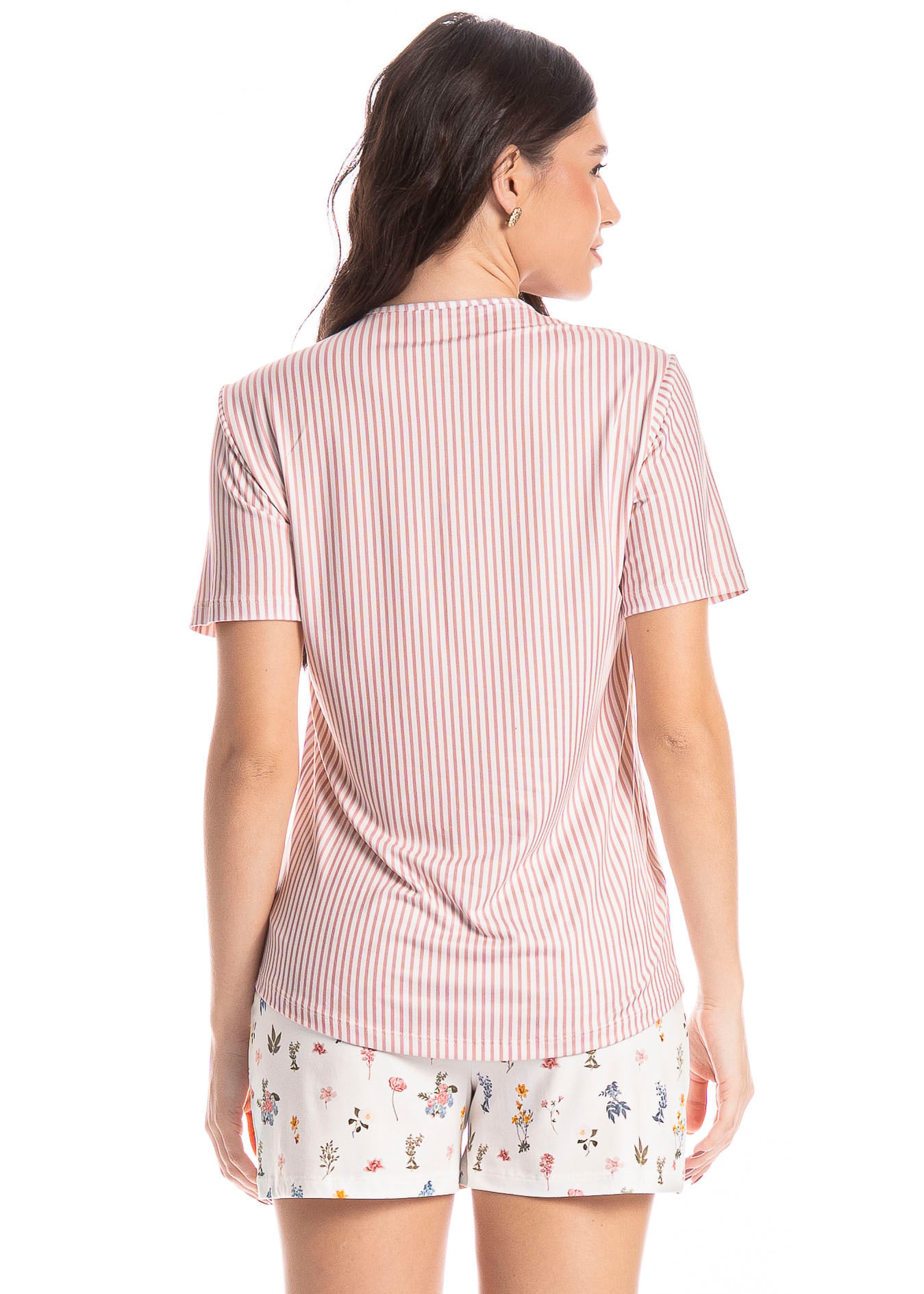 Pijama Feminino Curto Romantic - Imagem 2 - Mobile