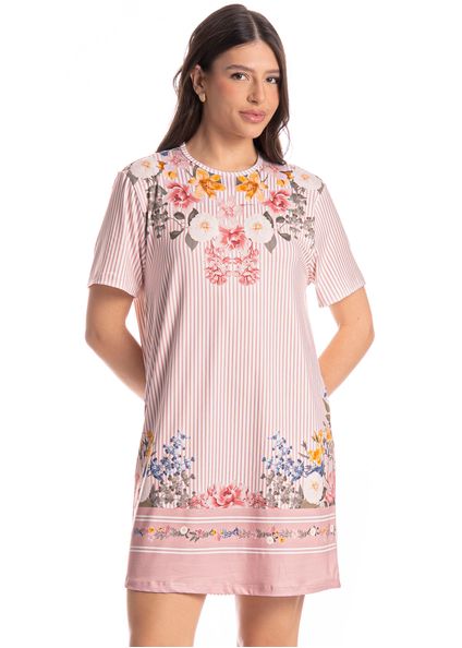 Camisão Feminino Romantic Branco - Imagem 1