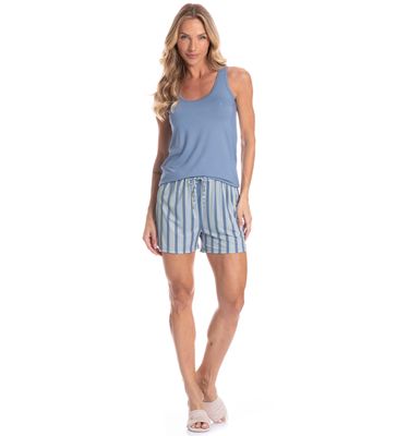 Pijama Feminino Curto Regata Listra - Imagem 3 - Mobile