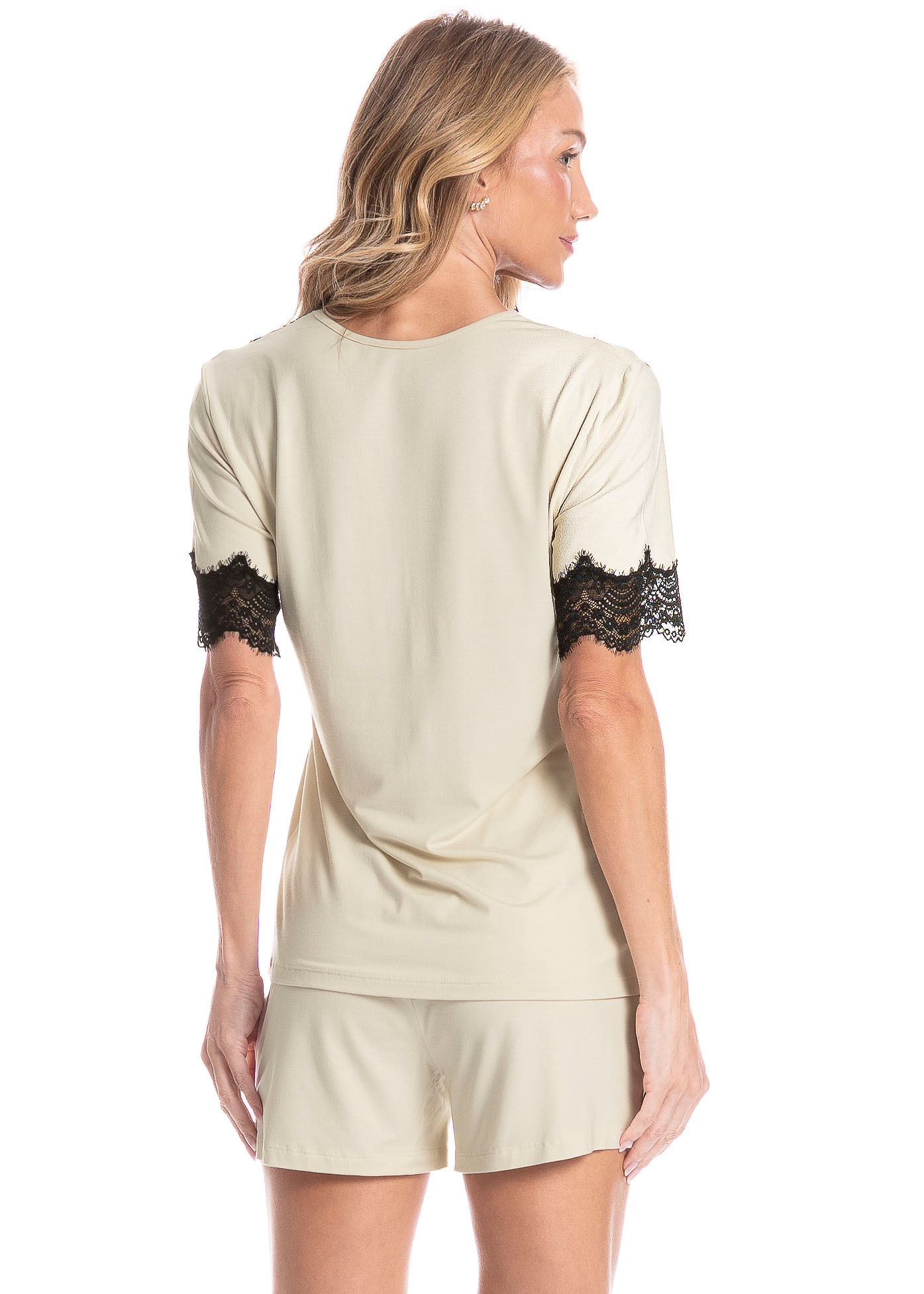 Pijama Curto Feminino Lile - Imagem 2 - Mobile