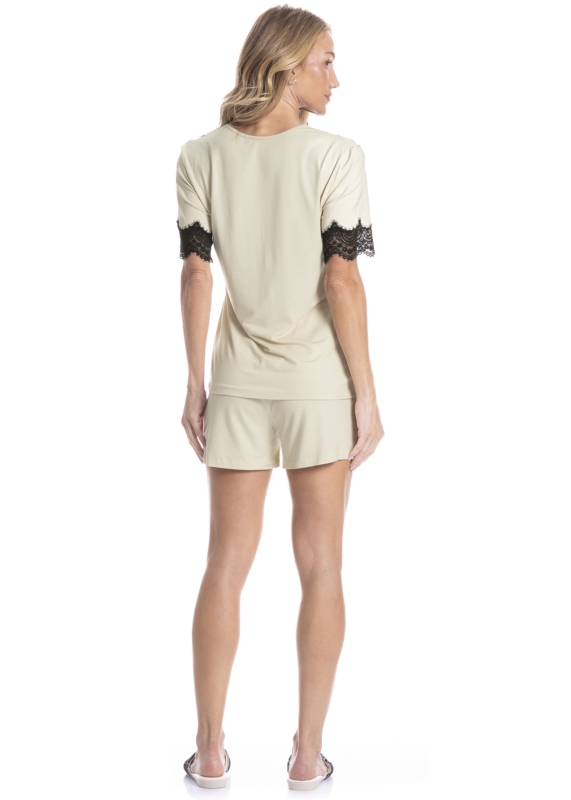Pijama Curto Feminino Lile - Imagem 4 - Mobile