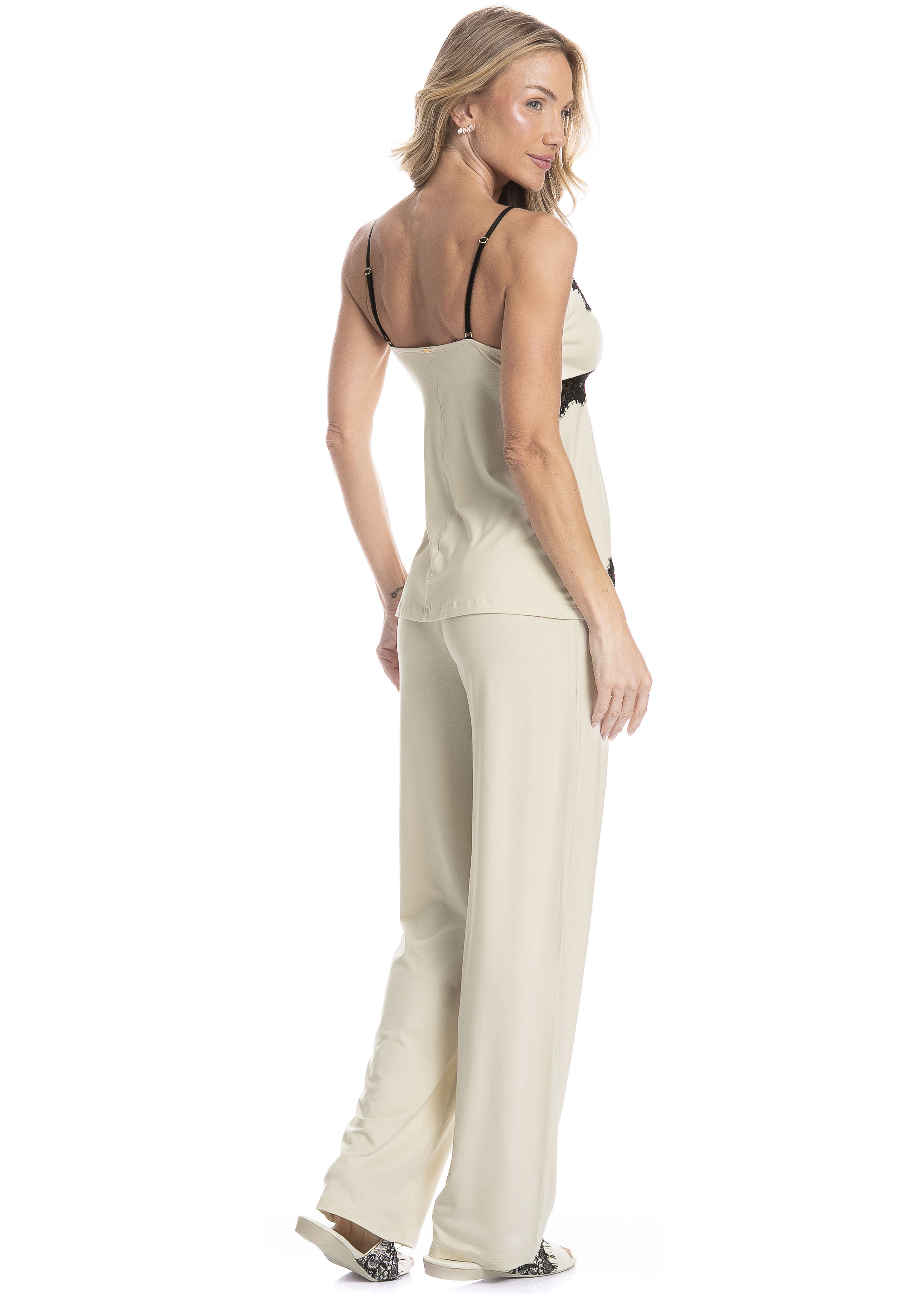Pijama Feminino Longo Lile - Imagem 2 - Mobile