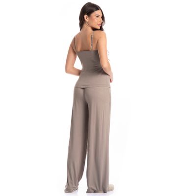Pijama Feminino Longo Lívia - Imagem 2 - Mobile