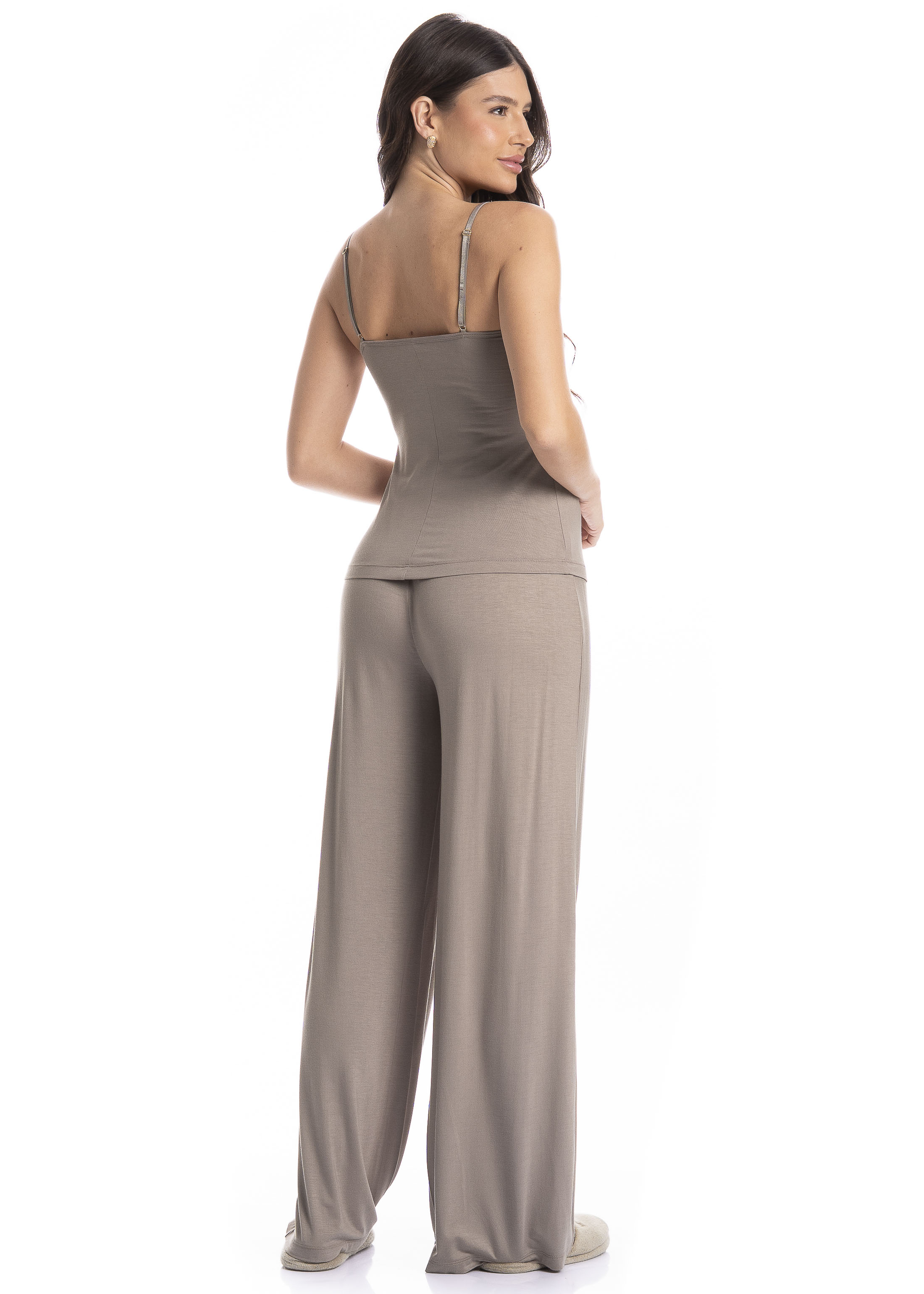 Pijama Feminino Longo Lívia - Imagem 2 - Mobile