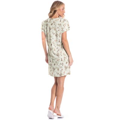 Camisão Feminino Com Máscara Spa - Imagem 4 - Mobile