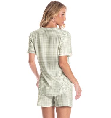 Pijama Feminino Curto Serenity - Imagem 2 - Mobile