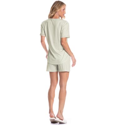 Pijama Feminino Curto Serenity - Imagem 4 - Mobile