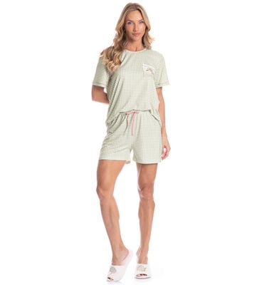 Pijama Feminino Curto Serenity - Imagem 3 - Mobile