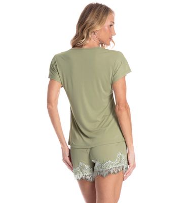 Pijama Feminino Curto Essência - Imagem 2 - Mobile