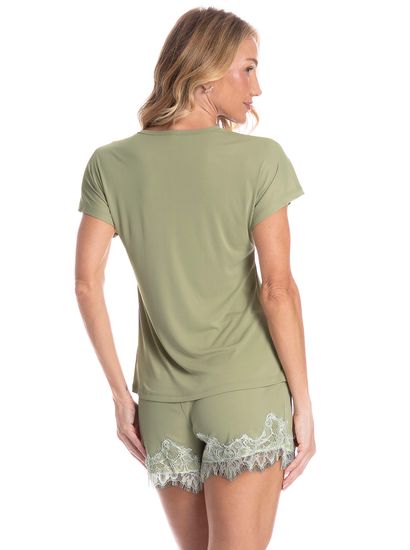 Pijama Feminino Curto Essência - Imagem 2 - Desktop