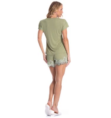 Pijama Feminino Curto Essência - Imagem 4 - Mobile