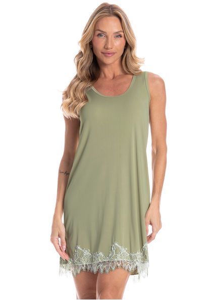 Camisão Feminino Regata Essência Verde - Imagem 1
