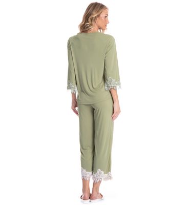 Pijama Americano Capri Feminino Essência - Imagem 2 - Mobile