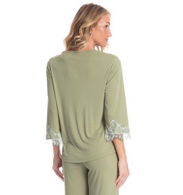 Pijama Americano Capri Feminino Essência - Imagem 4 - Mobile