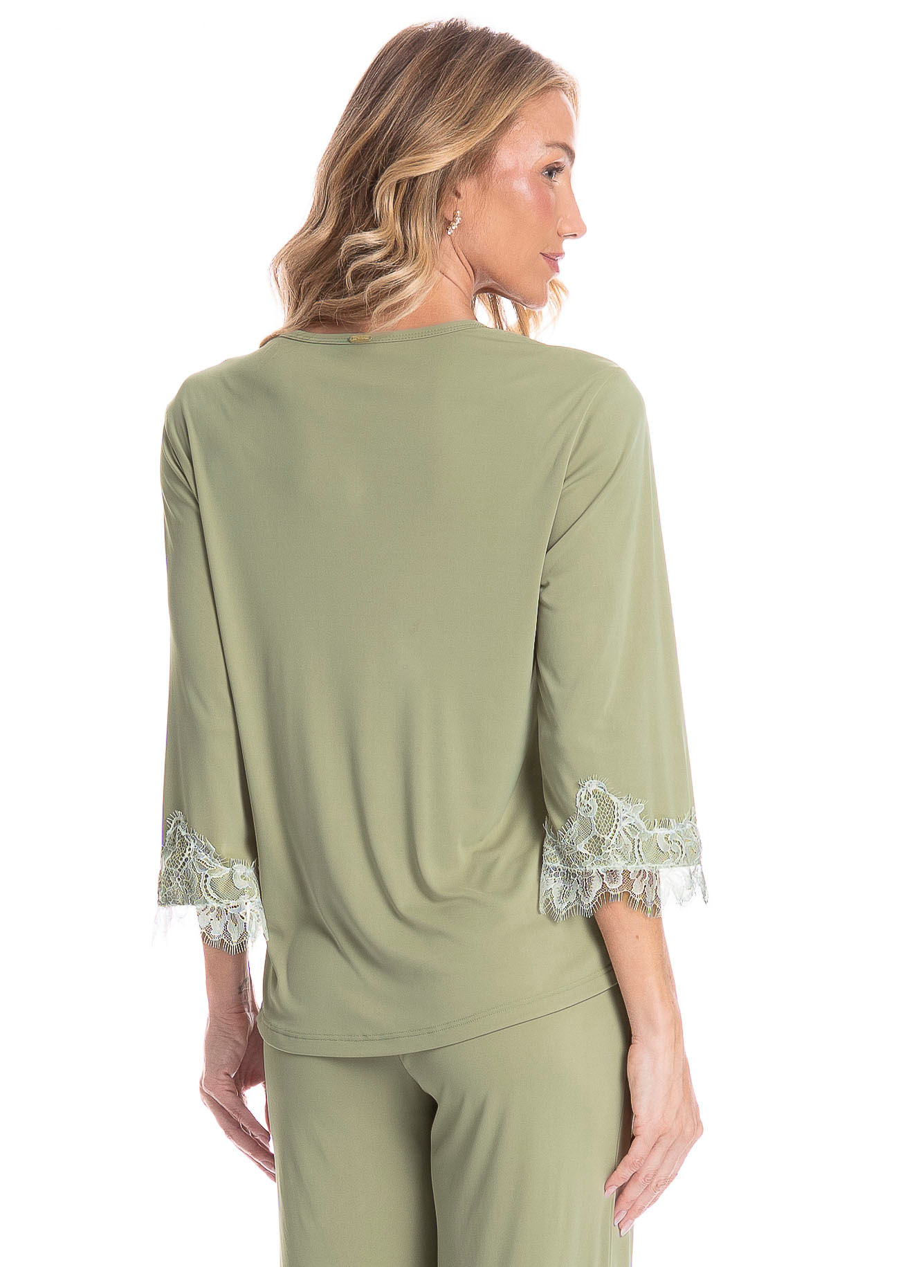 Pijama Americano Capri Feminino Essência - Imagem 4 - Mobile