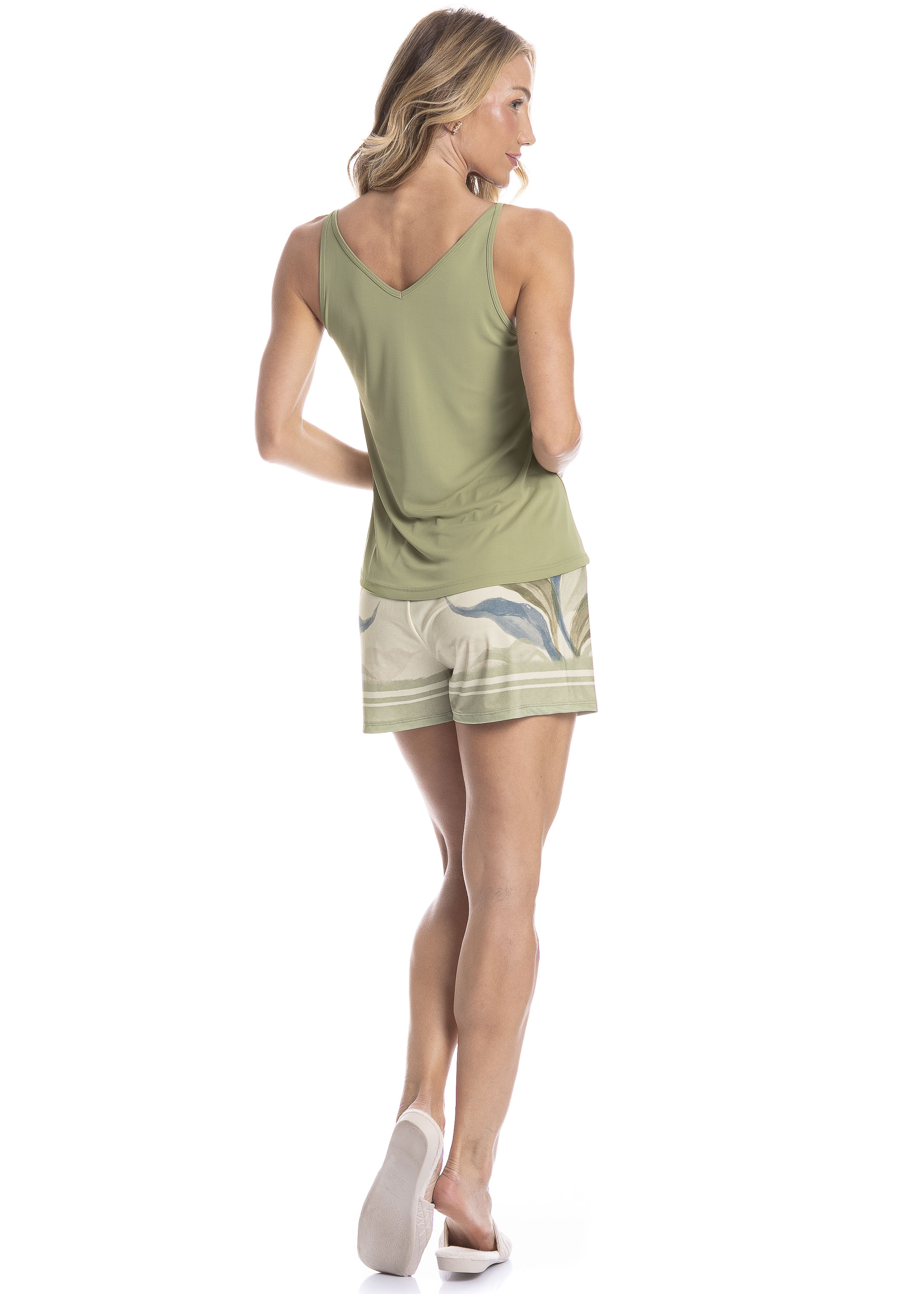Short Doll Feminino Folha - Imagem 4 - Mobile