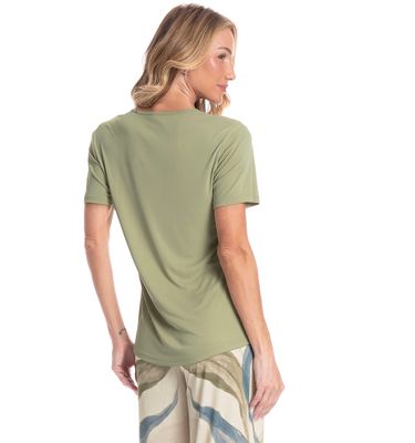 Pijama Feminino Capri Folha - Imagem 4 - Mobile