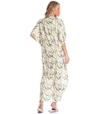 Kaftan Feminino Longo Folha - Imagem 2 - Mobile