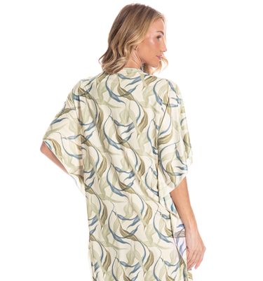 Kaftan Feminino Longo Folha - Imagem 4 - Mobile