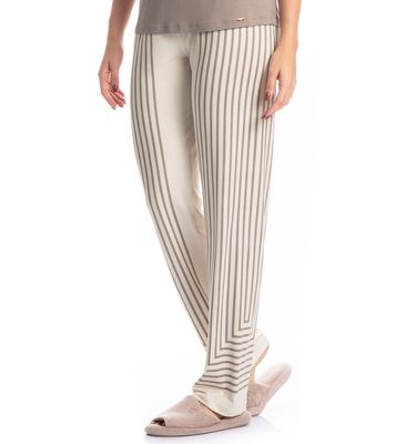Pijama Feminino Longo Manga Curta Linéa - Imagem 5 - Mobile