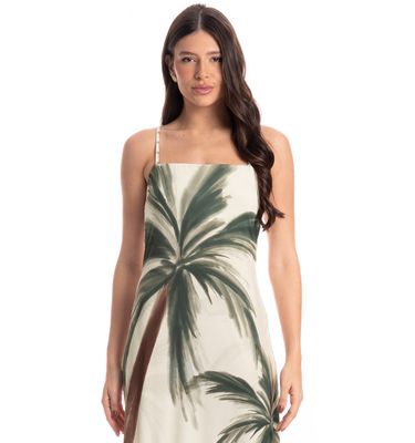 Vestido Longo Feminino Coqueiros - Imagem 3 - Mobile