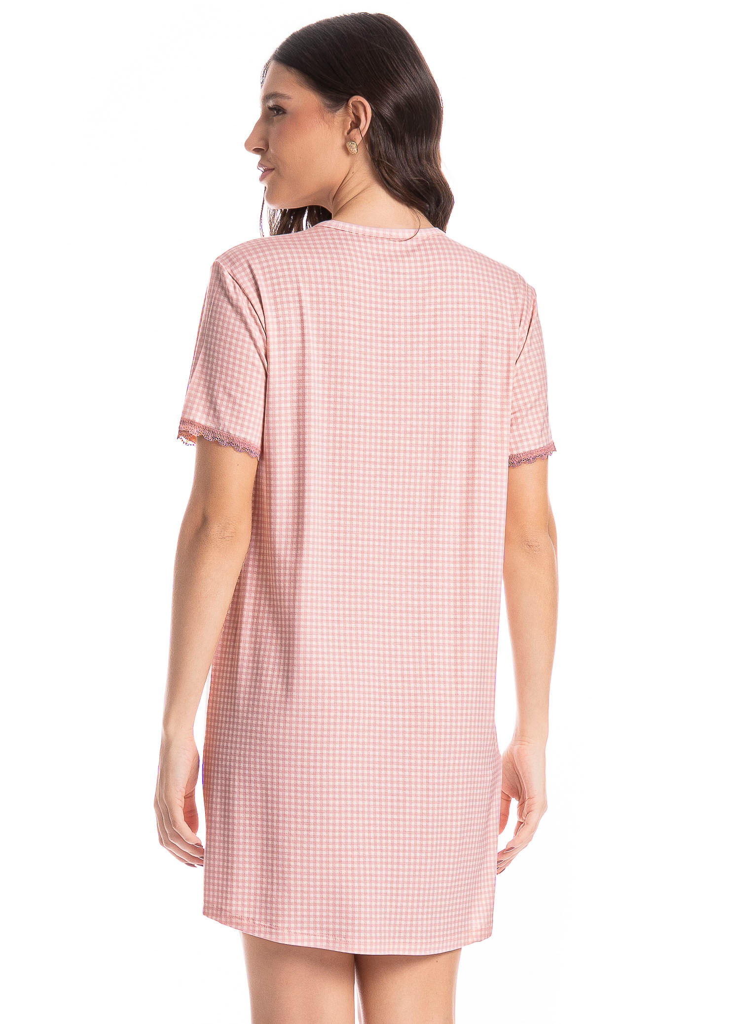 Camisão Feminino Vichy - Imagem 2 - Mobile